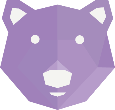 Purple Polar Bear
